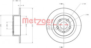 METZGER 6110374 - Bremsscheibe