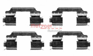 METZGER 109-1654 - Zubehörsatz, Scheibenbremsbelag