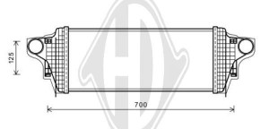 DIEDERICHS DCA1110 - Ladeluftkühler