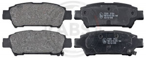 A.B.S. 37228 - Bremsbelagsatz, Scheibenbremse