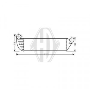 DIEDERICHS DCA1090 - Ladeluftkühler