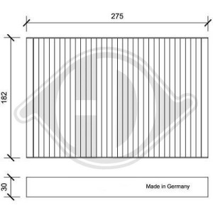 DIEDERICHS DCI0168 - Filter, Innenraumluft