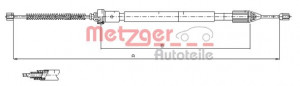 METZGER 11.6598 - Seilzug, Feststellbremse