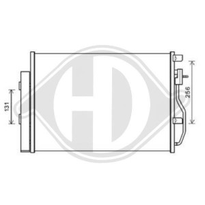 DIEDERICHS DCC1585 - Kondensator, Klimaanlage