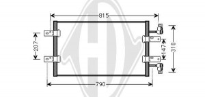 DIEDERICHS DCC1360 - Kondensator, Klimaanlage
