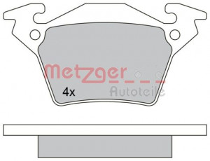 METZGER 1170331 - Bremsbelagsatz, Scheibenbremse