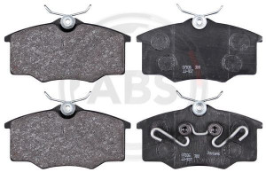 A.B.S. 37836 - Bremsbelagsatz, Scheibenbremse