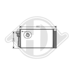 DIEDERICHS DCC1566 - Kondensator, Klimaanlage