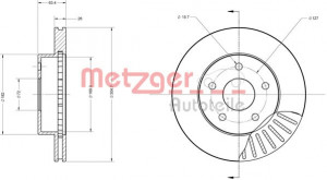 METZGER 6110364 - Bremsscheibe