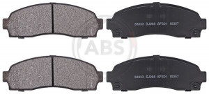 A.B.S. 38833 - Bremsbelagsatz, Scheibenbremse