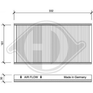 DIEDERICHS DCI1068 - Filter, Innenraumluft