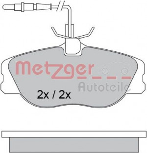 METZGER 1170386 - Bremsbelagsatz, Scheibenbremse