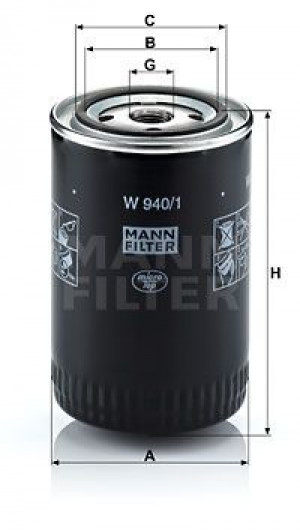 MANN-FILTER W940/1 - Ölfilter