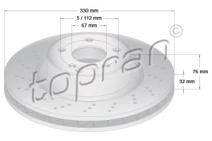 TOPRAN 401385 - Bremsscheibe