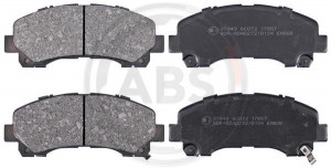A.B.S. 37943 - Bremsbelagsatz, Scheibenbremse
