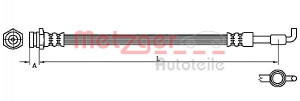METZGER 4110880 - Bremsschlauch