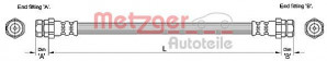 METZGER 4110244 - Bremsschlauch