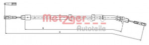 METZGER 10.9513 - Seilzug, Feststellbremse
