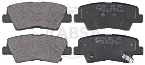 A.B.S. 37914 - Bremsbelagsatz, Scheibenbremse