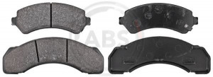 A.B.S. 38380 - Bremsbelagsatz, Scheibenbremse