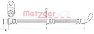 METZGER 4110907 - Bremsschlauch