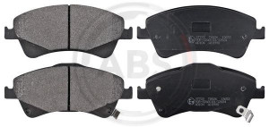 A.B.S. 37722 - Bremsbelagsatz, Scheibenbremse
