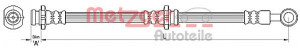 METZGER 4110461 - Bremsschlauch