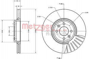 METZGER 6110377 - Bremsscheibe