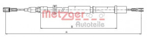 METZGER 10.9832 - Seilzug, Feststellbremse
