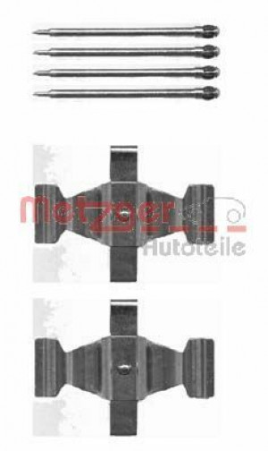 METZGER 109-1636 - Zubehörsatz, Scheibenbremsbelag