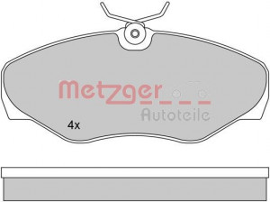 METZGER 1170110 - Bremsbelagsatz, Scheibenbremse