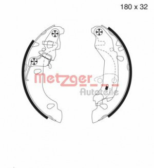 METZGER MG 980 - Bremsbackensatz