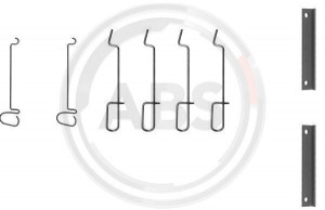 A.B.S. 1070Q - Zubehörsatz, Scheibenbremsbelag