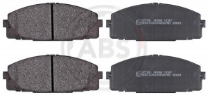 A.B.S. 37708 - Bremsbelagsatz, Scheibenbremse
