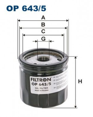 FILTRON OP643/5 - Ölfilter