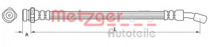 METZGER 4111032 - Bremsschlauch