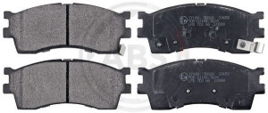 A.B.S. 37180 - Bremsbelagsatz, Scheibenbremse