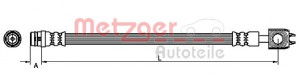 METZGER 4116202 - Bremsschlauch