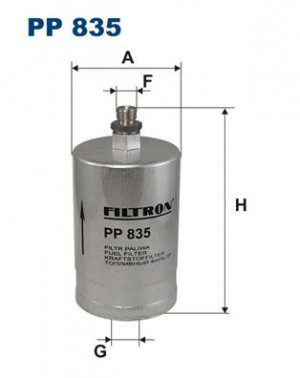 FILTRON PP835 - Kraftstofffilter
