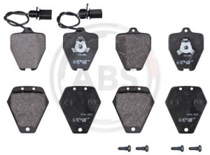 A.B.S. 37758 - Bremsbelagsatz, Scheibenbremse