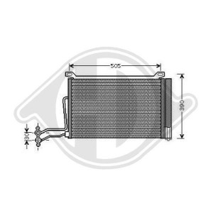 DIEDERICHS DCC1564 - Kondensator, Klimaanlage