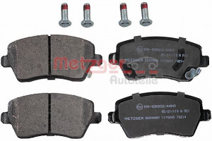 METZGER 1170243 - Bremsbelagsatz, Scheibenbremse