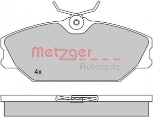 METZGER 1170084 - Bremsbelagsatz, Scheibenbremse