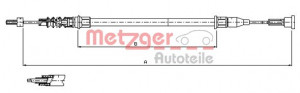 METZGER 11.5761 - Seilzug, Feststellbremse