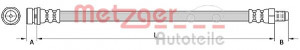 METZGER 4110795 - Bremsschlauch