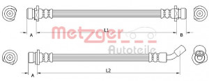 METZGER 4111072 - Bremsschlauch