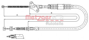 METZGER 17.2723 - Seilzug, Feststellbremse