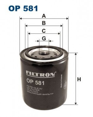 FILTRON OP581 - Ölfilter
