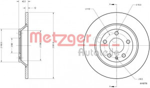 METZGER 6110778 - Bremsscheibe