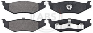A.B.S. 38512 - Bremsbelagsatz, Scheibenbremse